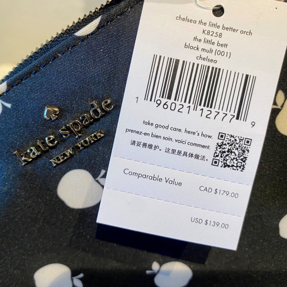 Kate Spade - Wristlet (Chelsea the Little Better Orch in Black) - Picture 5 of 6